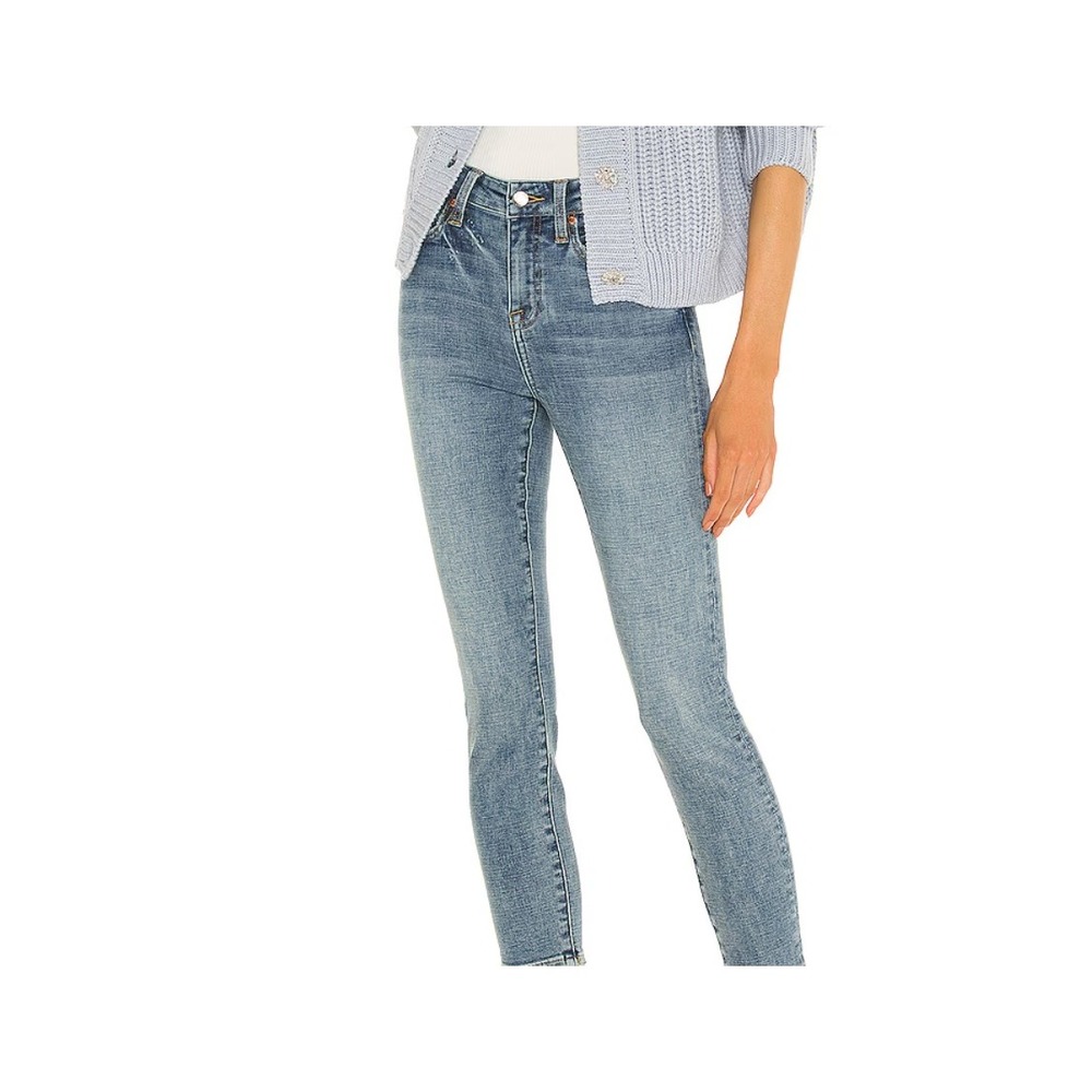 PISTOLA Audrey‎ Mid Rise Skinny Crop Jeans Medium Wash Denim 27